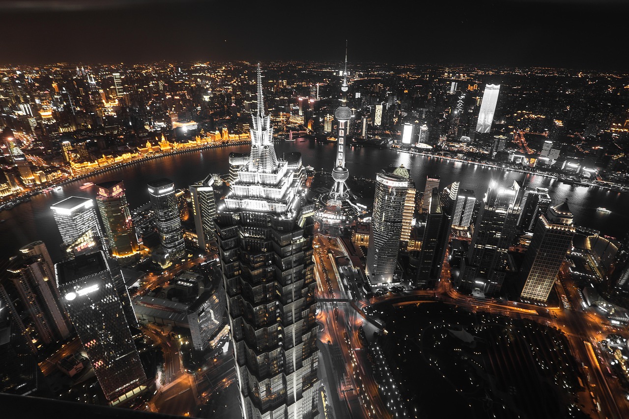 Shanghai city at night (Photo Credit: Leslin_Liu)